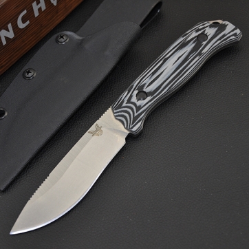 Benchmade 蝴蝶 15001-1“Bone Collector”S30V钢 双色G-10柄户外“直”