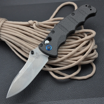 Benchmade 蝴蝶 484-1 "Nakamura 中村" CPM-S90V钢 碳纤维柄定制版“折”