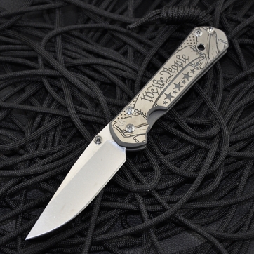 Chris Reeve 克里斯里夫 Small Sebenza21 UNIQUE雕花柄 S35VN 沙本经典版小号21小沙