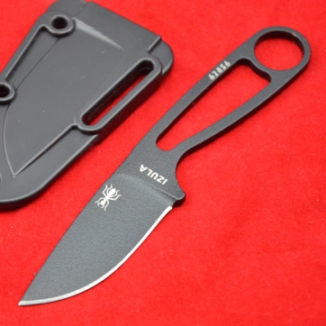 ESEE 美国伊斯生存刀黑色 IZULA-B-KIT “蚂蚁”涂层+1095高碳钢+生存工具 套装版 《请注意是套装不是裸刀》简版500元一刀一鞘