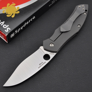 Spyderco 蜘蛛 C194CFTIP Myrtle Plain 高级折刀