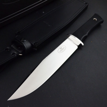 Fallkniven MB 黑色手柄 钢本色大号现代博伊刀