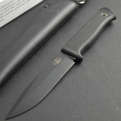 FallKniven FK-S1BL 可靠的丛林刃 黑色平刃...