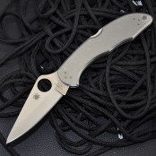 美国Spyderco 蜘蛛 C11PSPYDERCO DELICA4 STAINLESS STEEL” 全钢手柄全刃C11 VG10钢