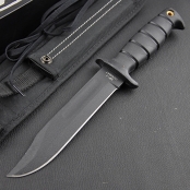 ONTARIO 安大略 SP1 U.S Marine Combat Knife 美国海军陆战队双刃格斗直 配尼龙鞘