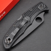 Spyderco 蜘蛛 C10PSBBK Endura 4 FRN 半锯齿“折”