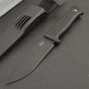 FallKniven FK-S1BZ 可靠的丛林刃 黑色平刃...